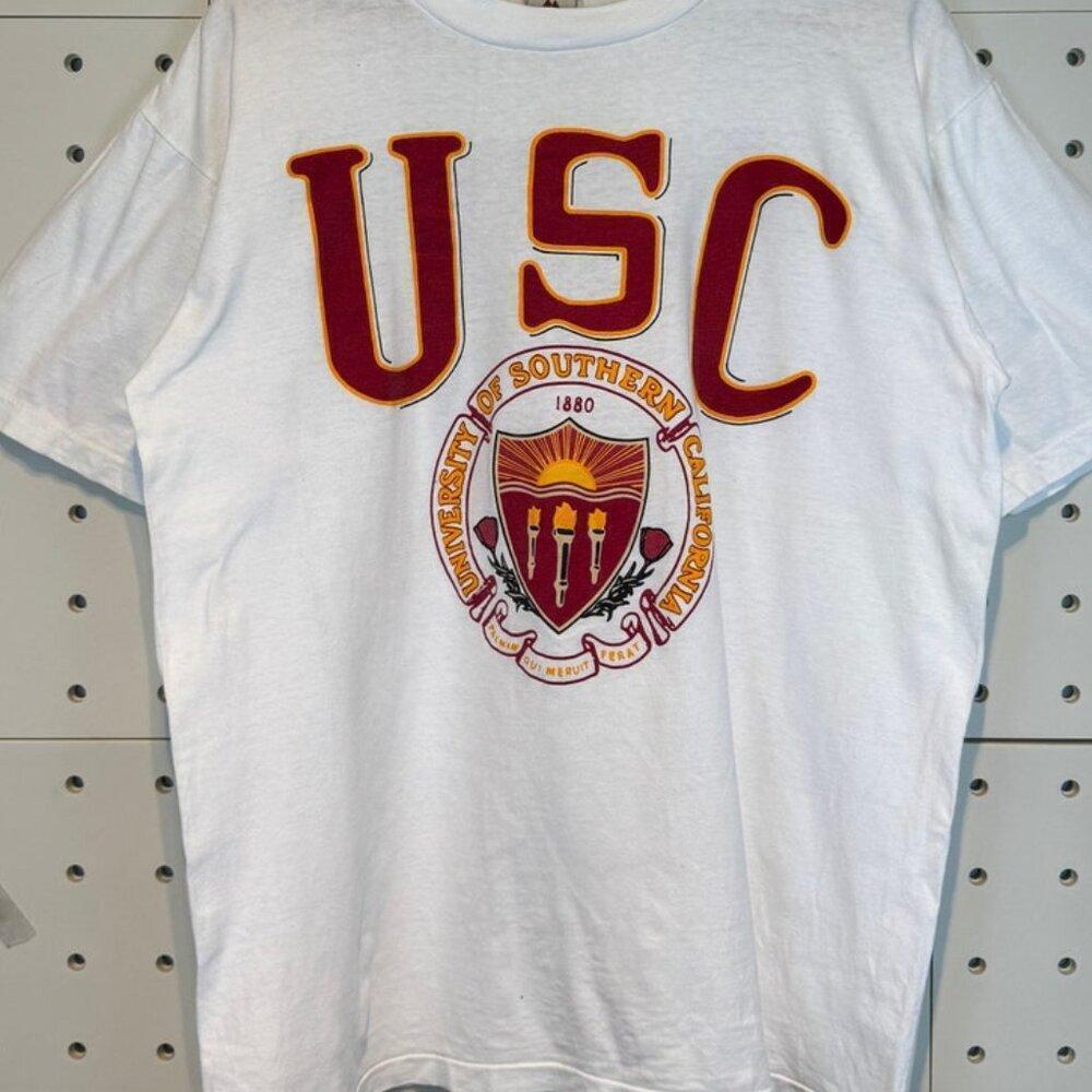 90S Usc University Of Southern California Usc Tee Boston Shirt Retro Tee